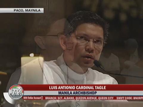 Tagle calls for prayer, unity amid rough times