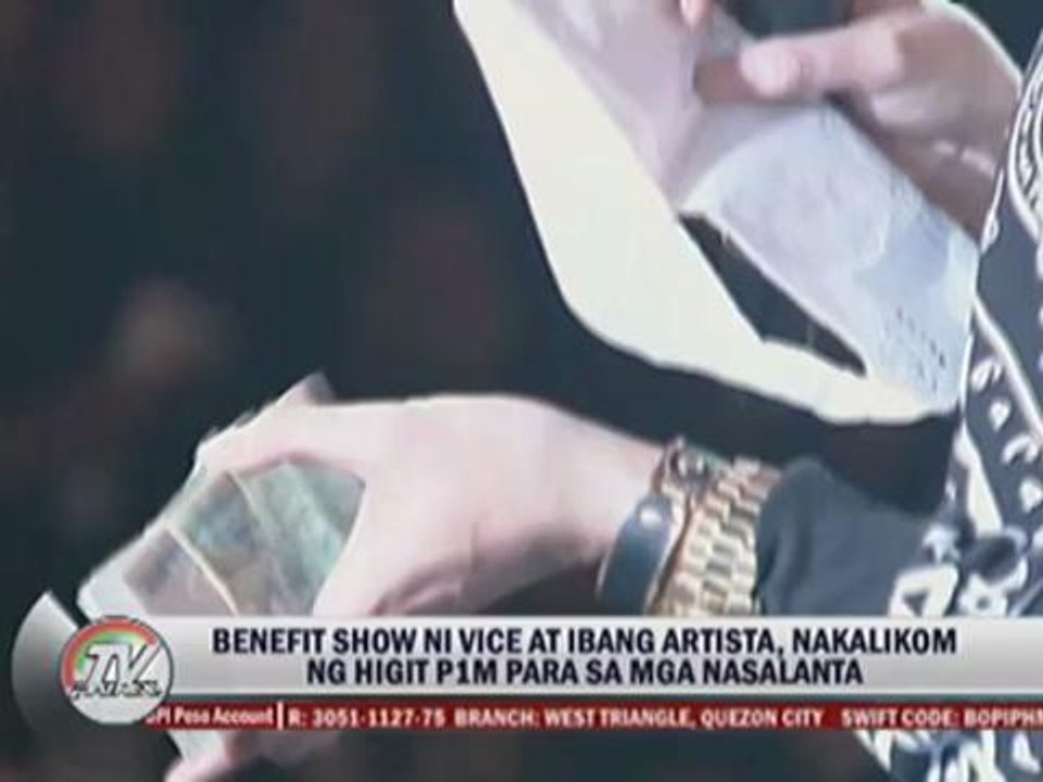 'Showtime' gang raises more than P1M for 'Yolan...