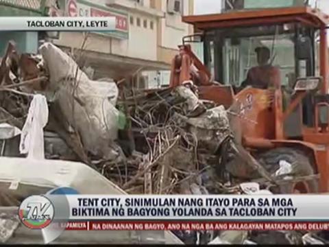 'Tent city' to rise in Tacloban for 'Yolanda' survivors