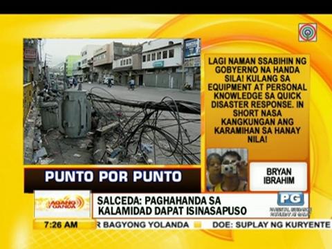 Punto por Punto: Mga aral sa paghagupit ng bagyong Yolanda