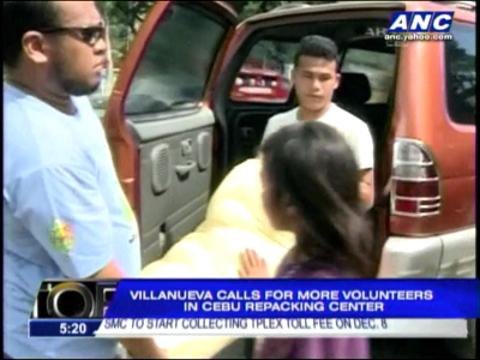 More volunteers needed in Cebu relief hub