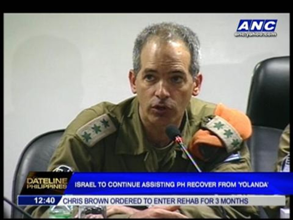 Israel to continue assisting PH recover from 'Yolanda'