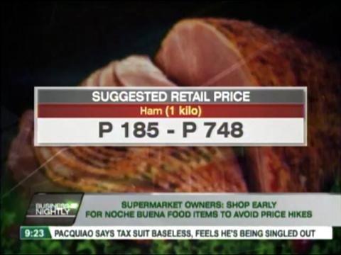 Why shoppers should buy 'noche buena' items now