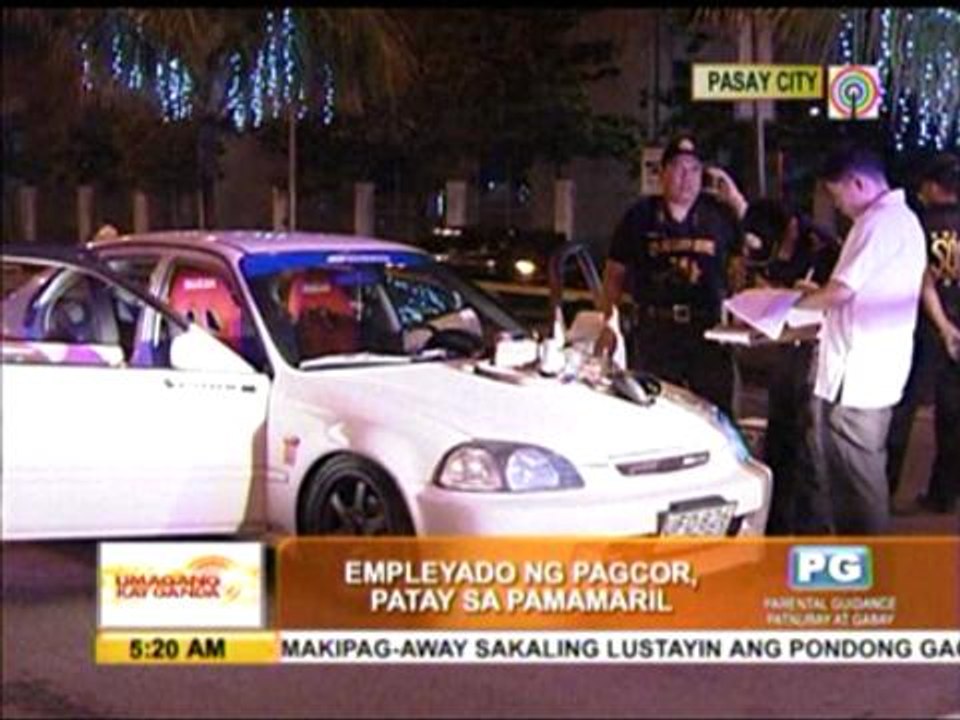 Pagcor CCTV technician shot dead in Pasay