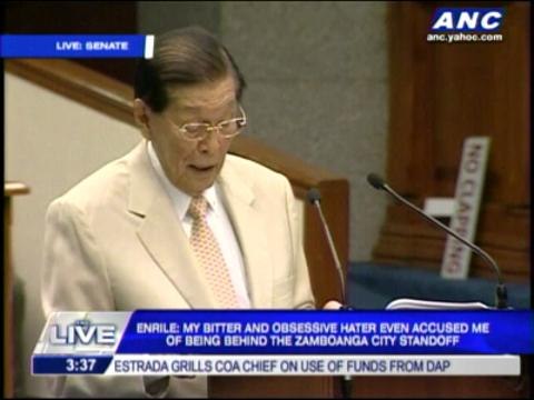 Enrile on Miriam: Hindi ako naaasiman sa kanya