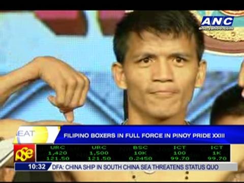 5 Pinoy boxers featured in Pinoy Pride XXIII
