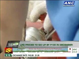 LPG may cost P100 more in December
