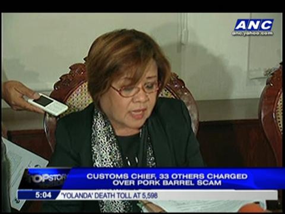 Biazon, 33 others charged over pork barrel scam