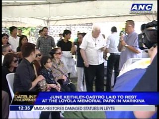 June Keithley-Castro laid to rest