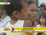 Typhoon survivors in Samar town wait for help