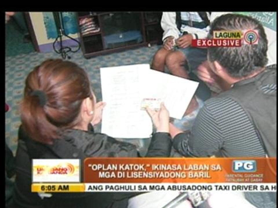 'Oplan Katok' nets illegal gun owners in Laguna