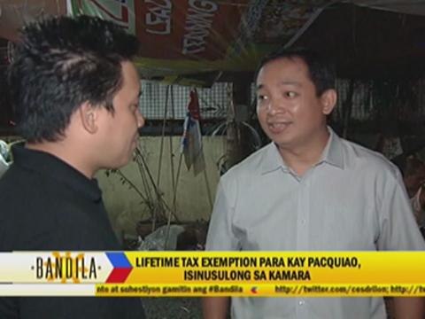 BIR opposes bid to exempt Pacquiao from taxes