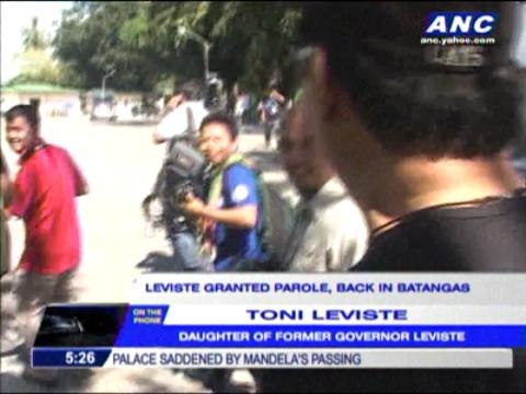 Toni Leviste speaks up after dad's release from Bilibid
