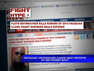 Pacquiao, Floyd camps deny reports of September bout