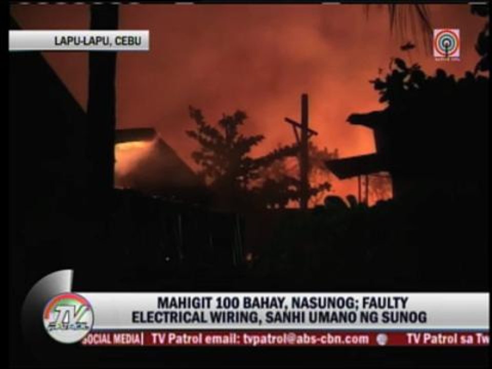 Fire razes more than 100 houses in Cebu