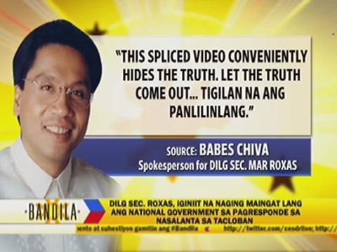 Roxas clarifies 'Romualdez-Aquino' remark