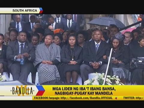 World leaders bid farewell to Nelson Mandela