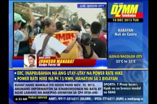 Militants hold rally outside PNoy's house
