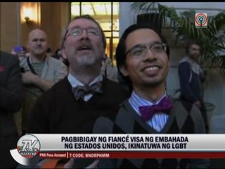 2 Filipinos among first with US visa for same-sex couples