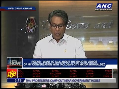Roxas slams 'malicious' video, accuses Romualdez of cover-up