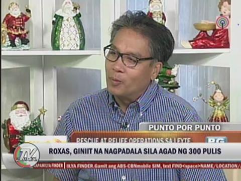 Roxas denies politics in Tacloban relief operations