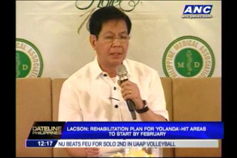 Ping eyes 2016 finish of ‘Yolanda’ rehab