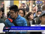 Teachers, skilled workers needed in Japan