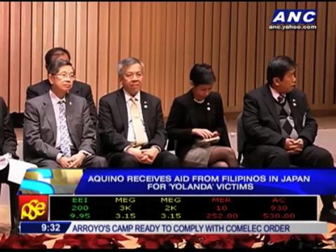 Pinoys in Tokyo give back to Yolanda victims