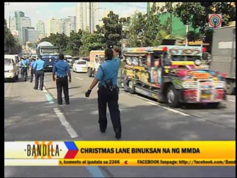 Christmas lanes, truck ban to solve traffic jams?