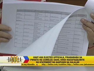 Comelec tells 442 officials to step down
