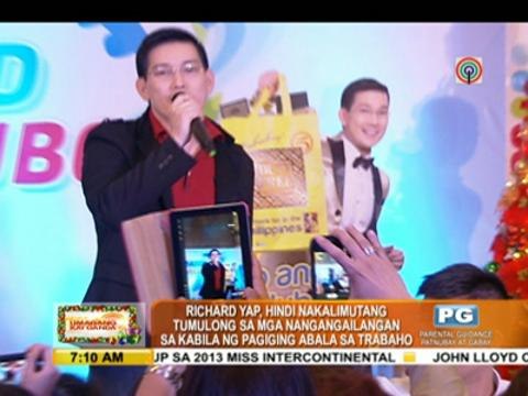 Richard Yap to celebrate Christmas abroad