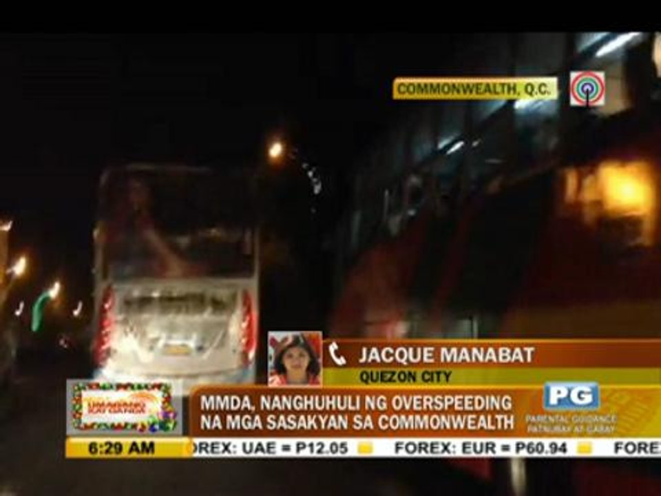 MMDA tightens campaign vs speeding vehicles