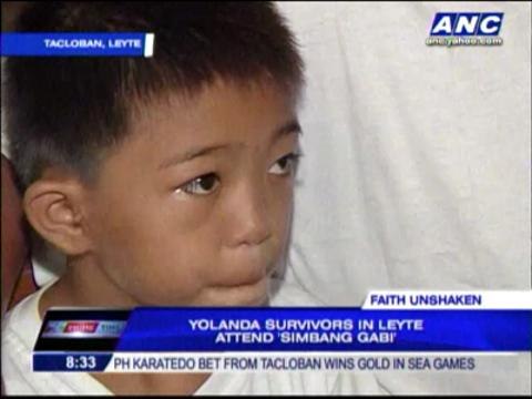 'Yolanda' survivors' faith unshaken