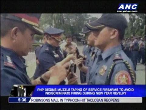 Cops seal firearms ahead of New Year celebrations