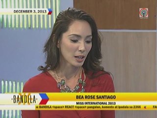 Video herunterladen: Warm welcome awaits Miss International Bea Santiago