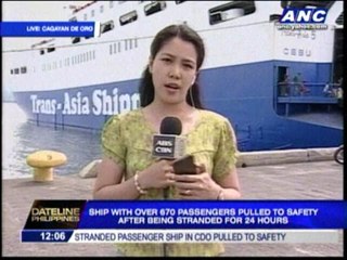 Over 670 passengers stranded at sea rescued