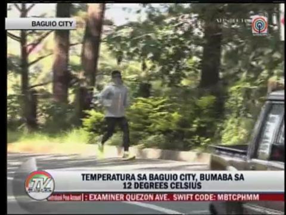 Baguio City records coldest day of the month