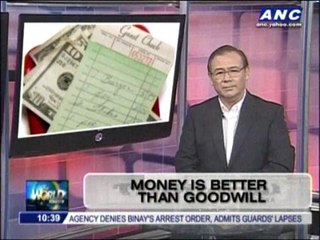 Teditorial: Money is better than goodwill