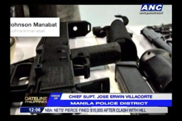 Man arrested for possession of firearms, grenades, shabu