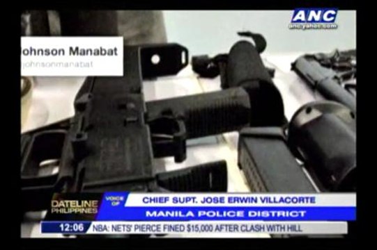 Man arrested for possession of firearms, grenades, shabu