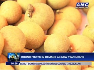 Round fruits in demand as New Year nears