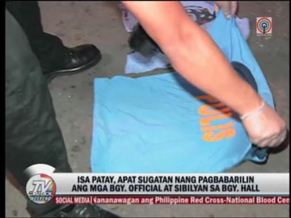 1 dead, 4 hurt in barangay hall shooting in Pasay
