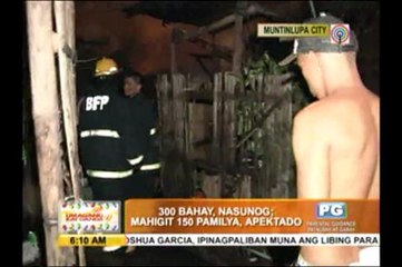 Hundreds homeless in Muntinlupa Christmas fire