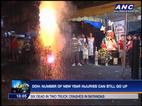 DOH: Number of New Year injuries can still go up