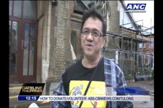 London-based Pinoys thank UK for typhoon aid