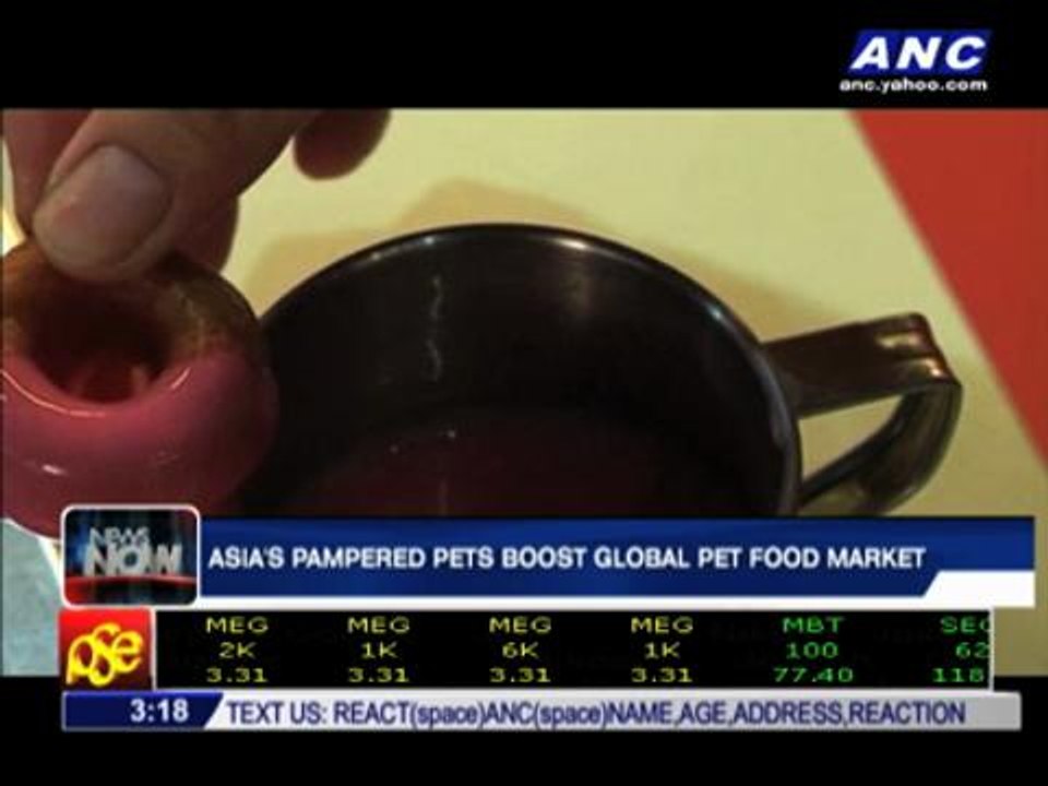 Asia's pampered pets boost global pet food market