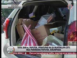 Télécharger la video: EXCL: Muntinlupa City imposes total ban on fireworks