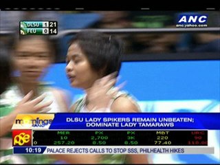 DLSU Lady Spikers remain unbeaten