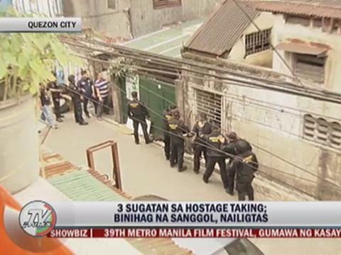 WATCH: Man goes berserk, takes baby hostage