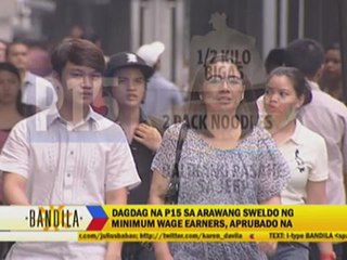NCR workers get P15 increase in basic pay